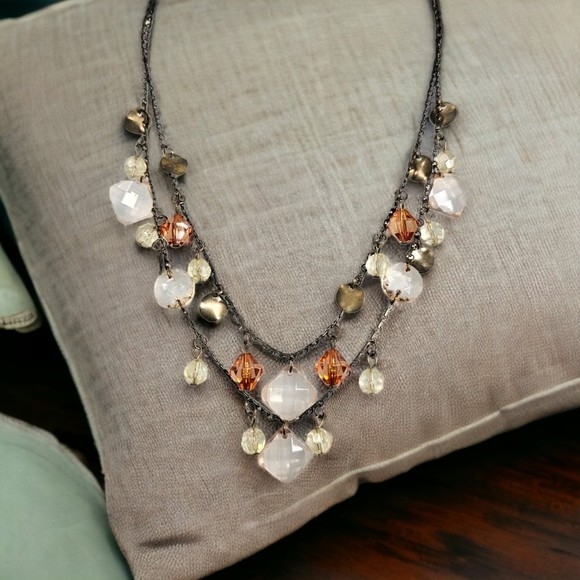 Premier Designs Necklace Boho Chandelier Fringe Romantic Tuscany Charm Statement - Picture 11 of 11